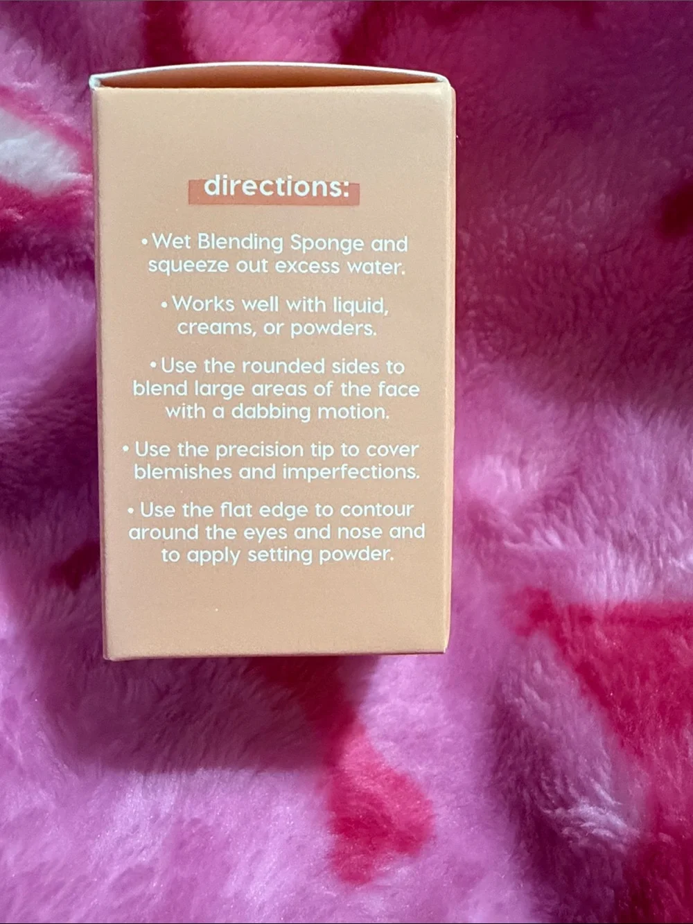 ColourPop Pretty Fresh Blending Sponge - Peach Box